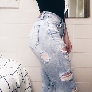 American eagle “hi-rise jegging crop”